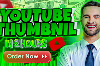 design eye catching and click worthy youtube thumbnails
