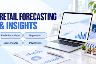 do retail predictive analytics, forecasting, regression, excel data analysis ppt