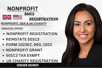 revoke, reinstate nonprofit 501c3, uk charity, tender writiing, bylaws, form1023
