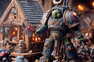 paint your warhammer 40k, sigmar and dnd miniatures