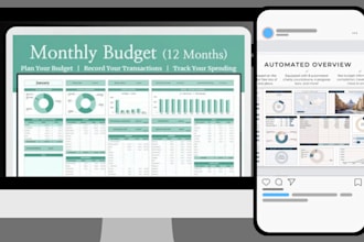 create google sheets budget sheets and excel dashboards