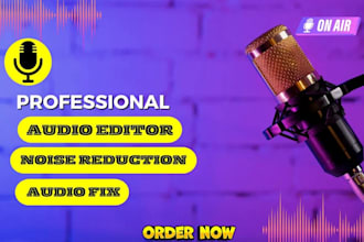 do audio enhance, audio editing and background noise remove in audacity