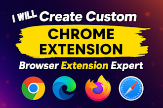 do professional chrome extension development creat custom chrome extensions
