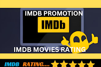 promote your imdb profile and improve starmeter rank