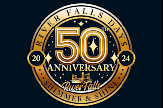 do professional attractive anniversary logo design