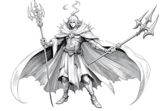 fantasy character sketch for you