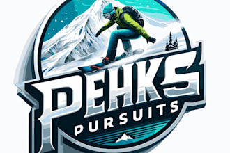create exclusive and marvelous ski logo design