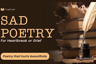 write sad or emotional poetry that expresses your pain perfectly