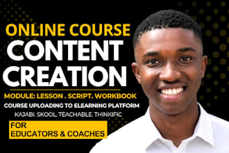 create online course content course creation skool online course kajabi course