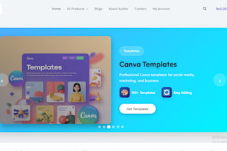do wordpress product listing and ecommerce website design