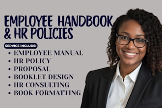 write and design your employee handbook and HR policy guide
