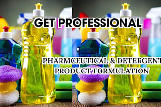 be your formulation chemist for cosmetics, detergents, pharmaceutical