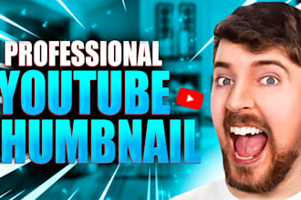 design attractive eye catchy youtube thumbnail