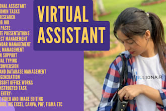 provide personal virtual assistant VA and customer support services