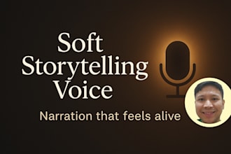 narrate calm, emotional and eerie voiceovers for your story or script