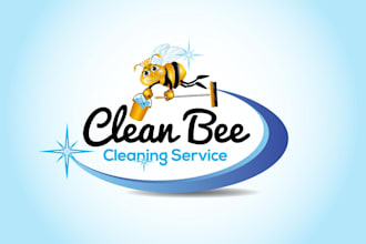 create modern minimalist bee logo design