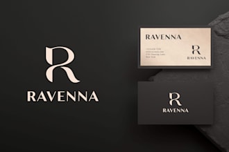 do unique modern minimalist luxury business logo design