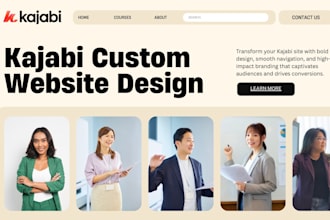 design a fully customized kajabi theme