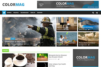install wordpress theme and upload demo data