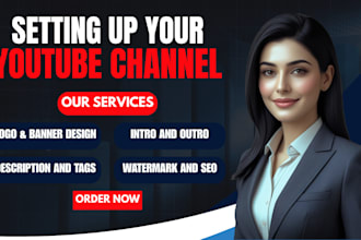 create and setup youtube channel