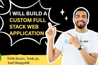 build a custom full stack web application with react node js and mongodb wixify