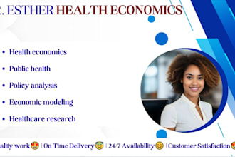 do health economics, public health, and policy analysis