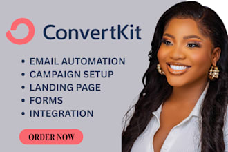 setup your convertkit account set up kit newsletter design kit landing page