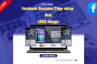 facebook banner page and logo
