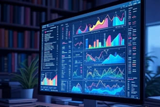 do comprehensive data analysis and visualization in excel, python, or r