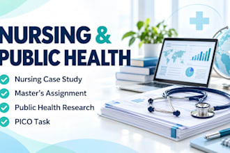 do nursing case study, write masters assigned, public health research, pico task