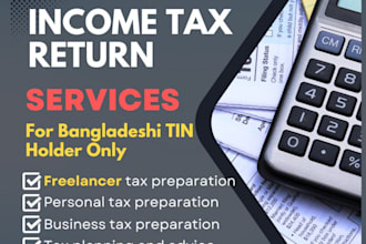 do income tax  return filling for bangladeshi tin holders