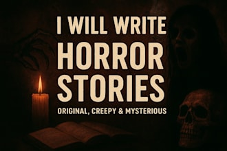 horror, scary, thriller, mystery, creepy, sci fi, dark, suspense, ghost tales
