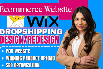 design wix dropshipping website redesign wix velo seo studio website development