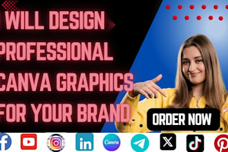 design professional canva graphics for your bussines