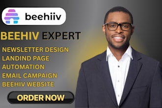 design beehiv landing page beehiv website, setup beehiv newsletter account
