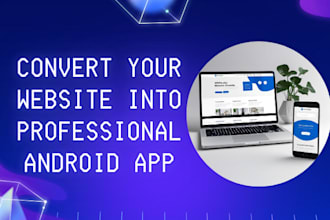 convert your website into android app with custom UI