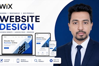 design or redesign your wix harmony, studio or editor website