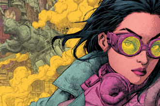 design comic book cover, comic book interior