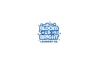 design fun amazing laundry brand logo