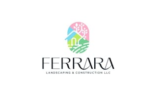 design landscaping construction company logo