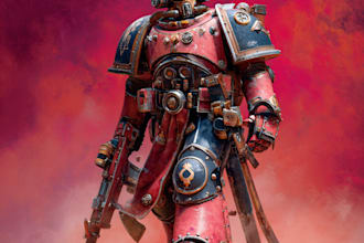 make a warhammer 40k character art