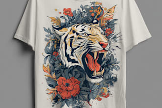 design a creative tshirt illustration