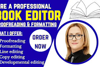 proofread and edit romance, poetry, fantasy, memoir developmental book editor