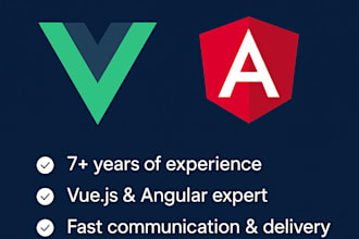 fix bugs, errors, and improve your vue or angular project