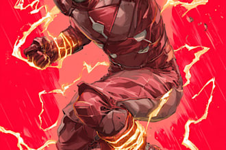 create comic book art