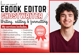 ghoswrite romance ebook self help ebook christian ebook wellness ebook editor