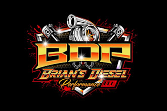 create awesome and gorgeous diesel repair logo design