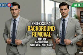 remove your image background and replace it professionally