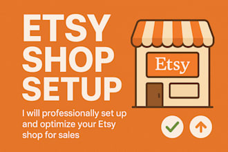create and set up your etsy store with SEO
