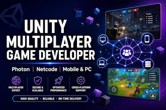develop unity 3d multiplayer mobile games